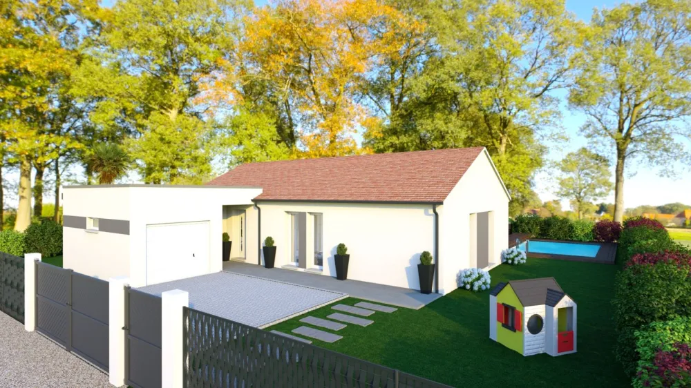 Image du modèle de maison TINA extérieur avant 1