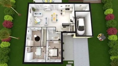 Image du modèle de maison VICTORIA axo