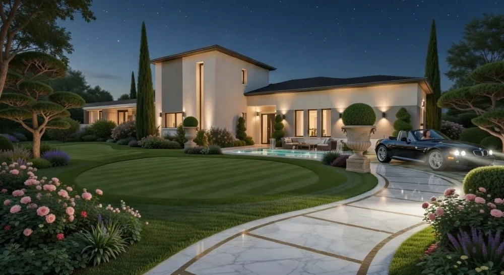 Image du modèle de maison RIVERSIDE AVANT NUIT V2