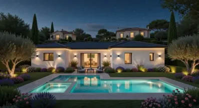 Image du modèle de maison VISUEL ARRIERE NUIT