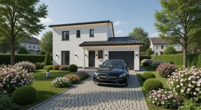 Image du modèle de maison VUE AVANT JOUR