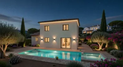 Image du modèle de maison VUE ARRIERE NUIT