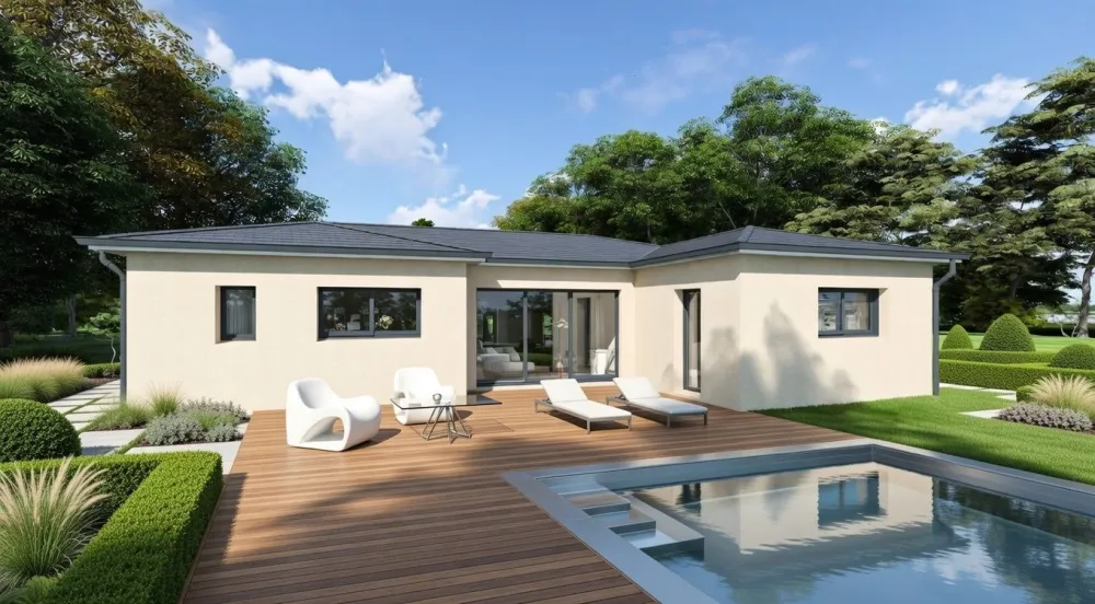 Image du modèle de maison AI VUE ARRIERE JOUR