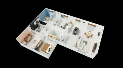 Image du modèle de maison axo