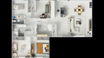 Image du modèle de maison 1vuededessus