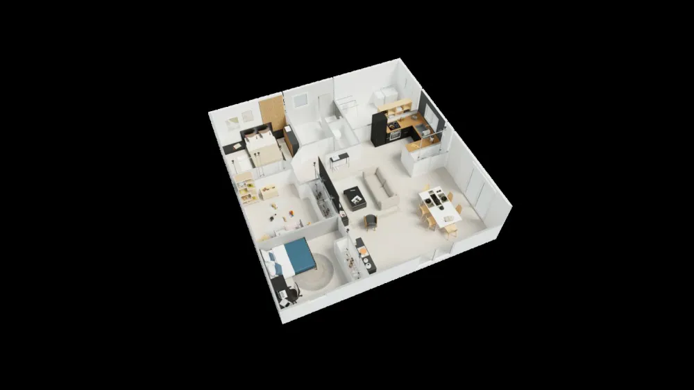Image du modèle de maison 1axo