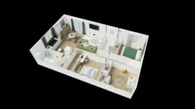 Image du modèle de maison 1axo