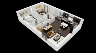 Image du modèle de maison 00_axo_rdc