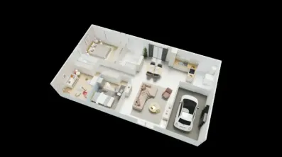 Image du modèle de maison 1axo