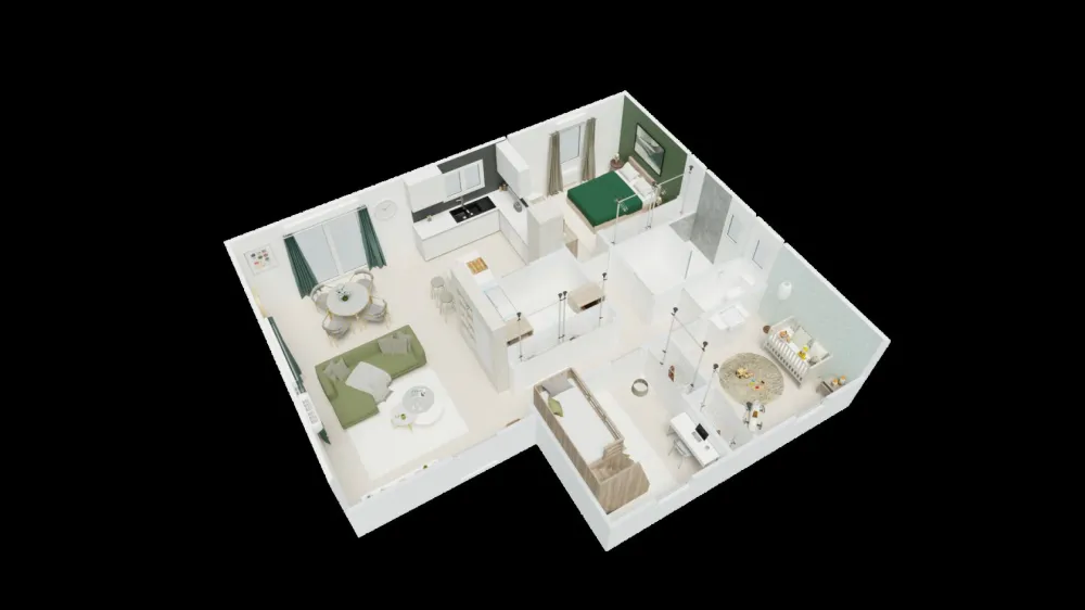 Image du modèle de maison 1axo