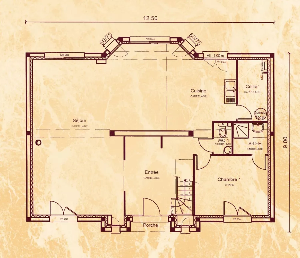 Image du modèle de maison RDC