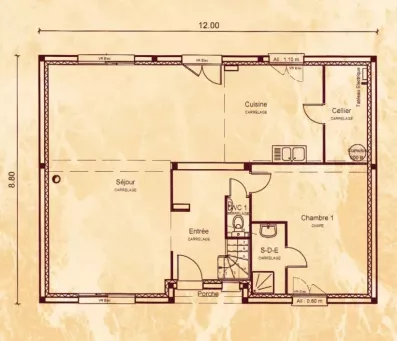 Image du modèle de maison RDC