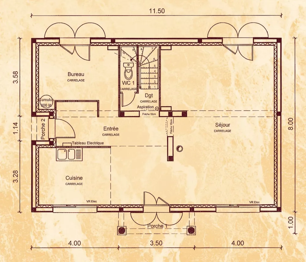 Image du modèle de maison RDC