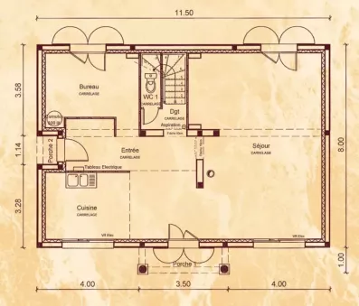 Image du modèle de maison RDC