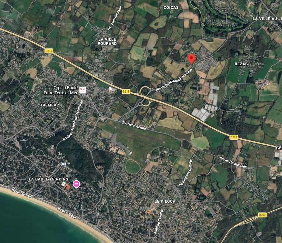 Image du terrain Terrain à bâtir de 849 m² à LA BAULE-ESCOUBLAC (44)