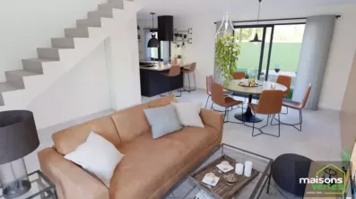 Image du modèle de maison Cyprès Salon séjour