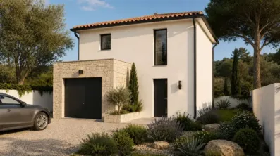 Image du modèle de maison Maison_étage_Narbonne_Devant_pierre