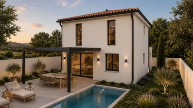 Image du modèle de maison Maison_étage_Narbonne Arrière