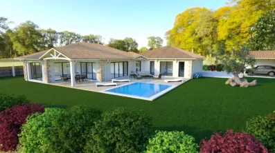 Image du modèle de maison cazaux arrière