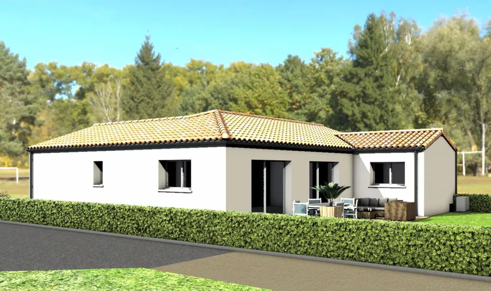 Image du modèle de maison vue-3