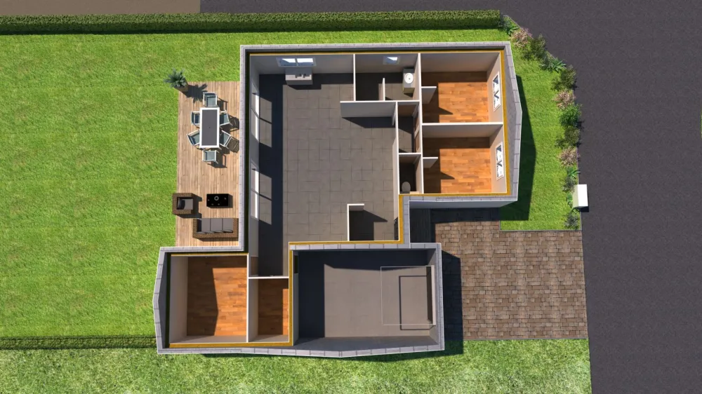 Image du modèle de maison vue-rdc