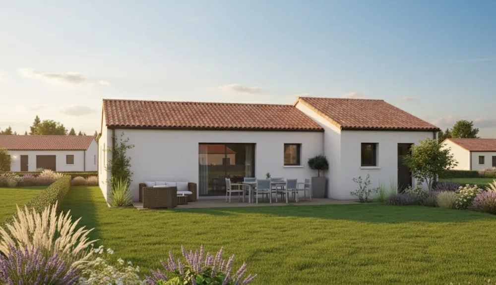 Image du modèle de maison BREMOND Alexandre - Façade arrière rectifiée