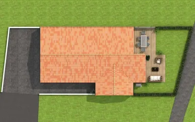 Image du modèle de maison VUE DESSUS