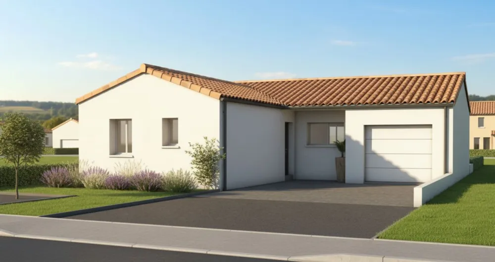 Image du modèle de maison CHEVALIER - Façade avant rectifiée