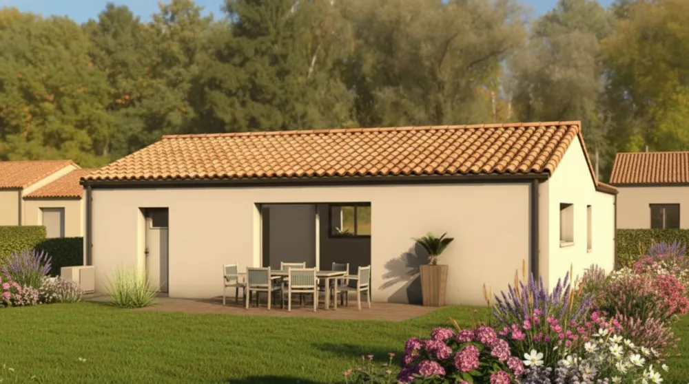 Image du modèle de maison CHEVALIER - Façade arrière rectifiée