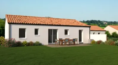Image du modèle de maison BLOUIN - Façade arrière rectifiée