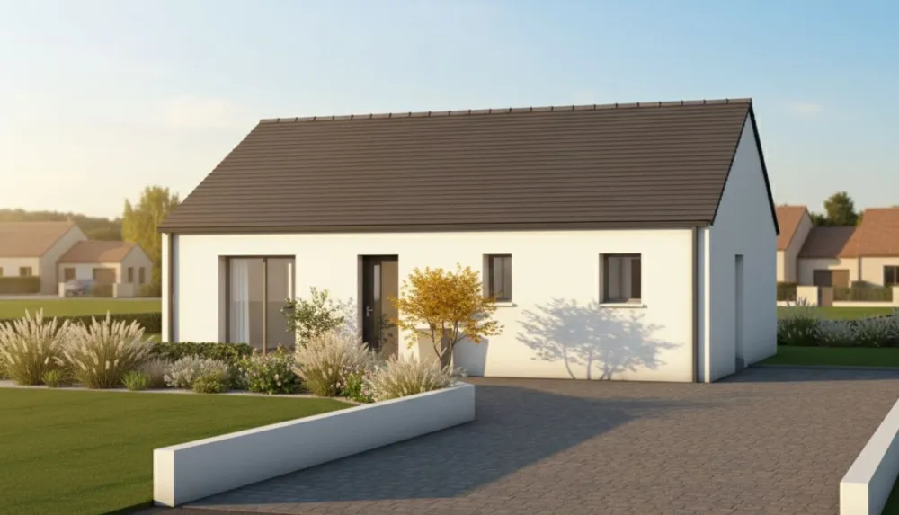 Image du modèle de maison BRIAND FOUINETEAU - Façade avant rectifiée