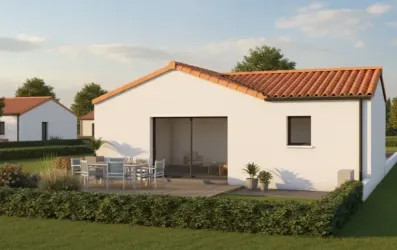 Image du modèle de maison ARMANI RICHARD - Façade arrière rectifiée