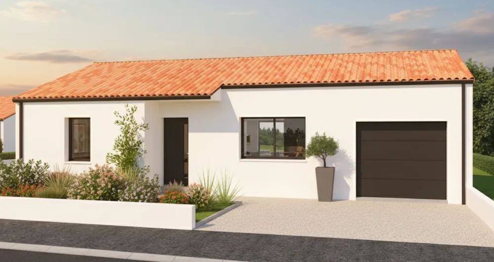 Image du modèle de maison BENETEAU - Façade avant rectifiée