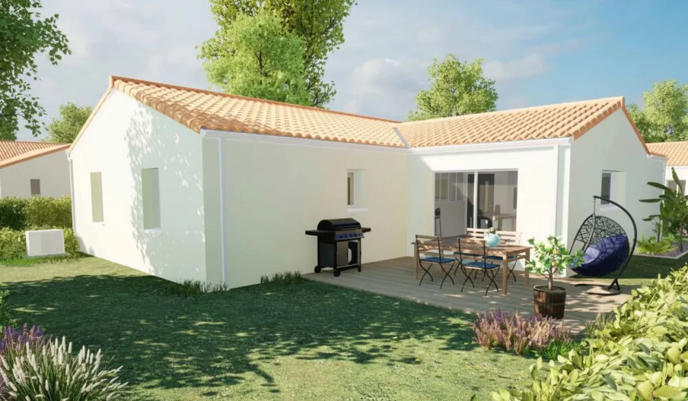 Image du modèle de maison BERTAUD - Facade arrière rectifiée