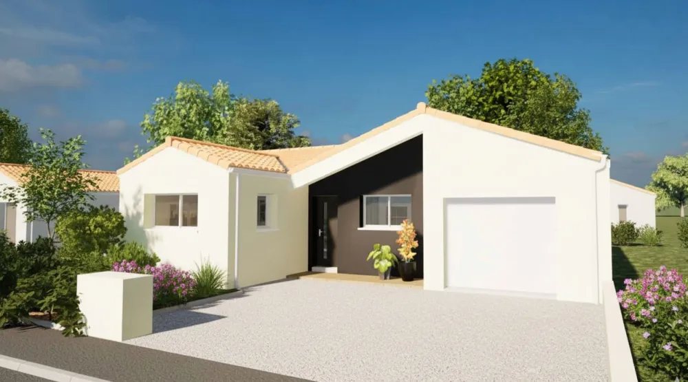 Image du modèle de maison BERTAUD - Facade avant rectifiée