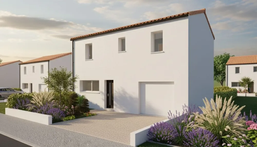 Image du modèle de maison FABERT PIRIOU - Façade avant rectifiée