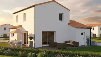 Image du modèle de maison FAUCHEUX GRUAU - Façade arrière rectifiée