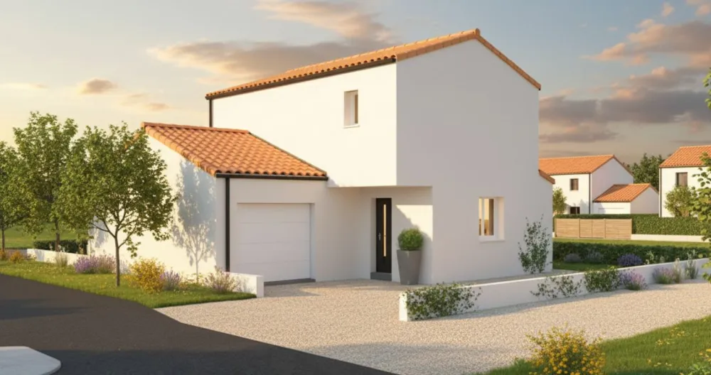 Image du modèle de maison FAUCHEUX GRUAU - Façade avant rectifiée