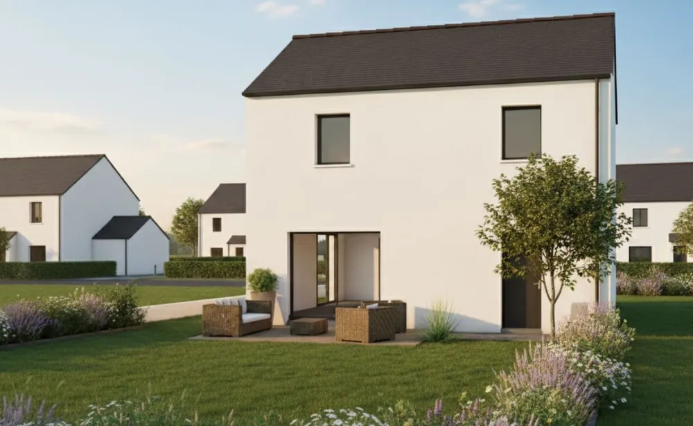 Image du modèle de maison SELLAM - Façade arrière rectifiée