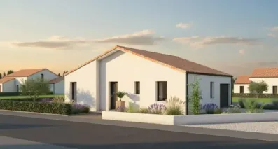 Image du modèle de maison BREBION - Façade avant rectifiée