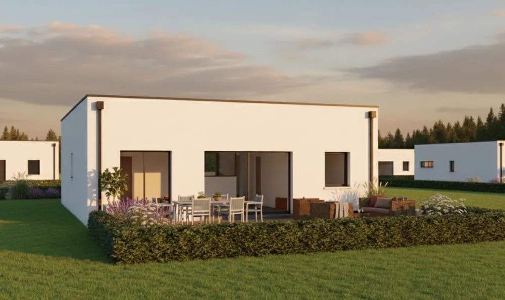 Image du modèle de maison LAMAZEROLLES - Façade arrière rectifiée