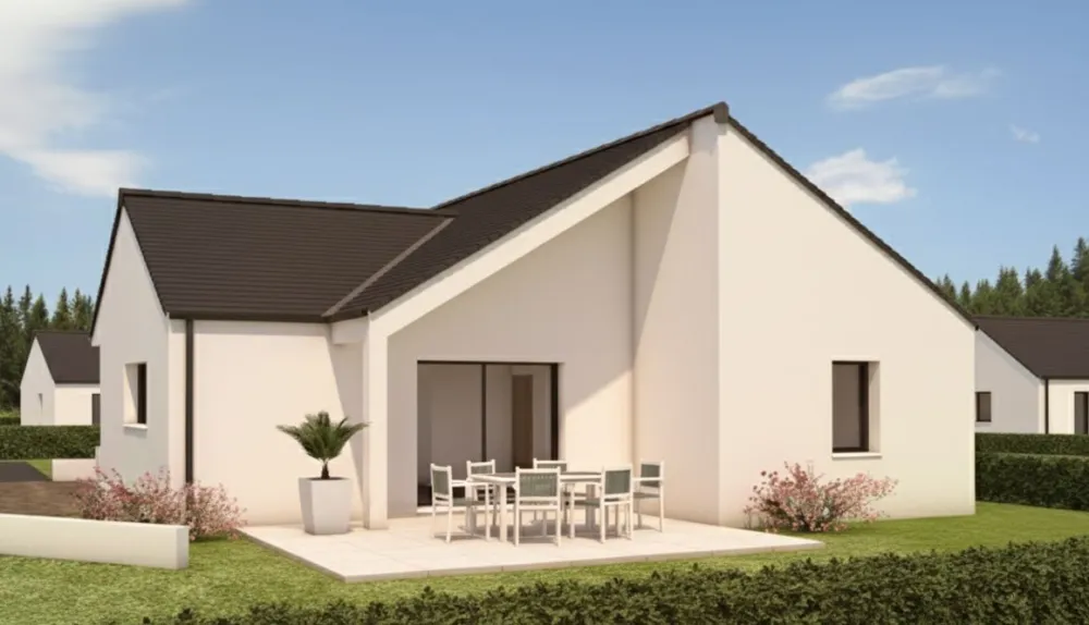 Image du modèle de maison MAILLARD MONCHO - Façade arrière rectifiée