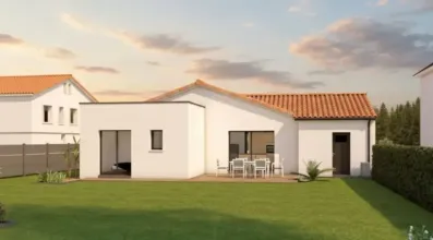 Image du modèle de maison MBC - Façade arrière rectifiée