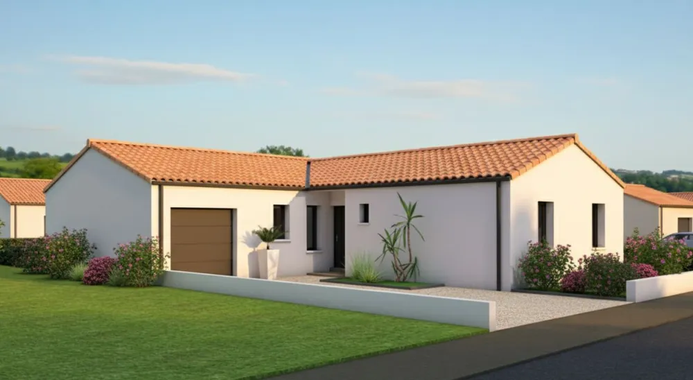 Image du modèle de maison COUTANT - Façade avant rectifiée