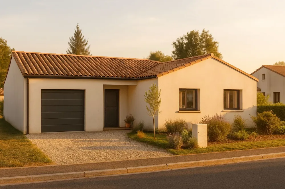 Image du modèle de maison DELABRE - Façade avant rectifiée