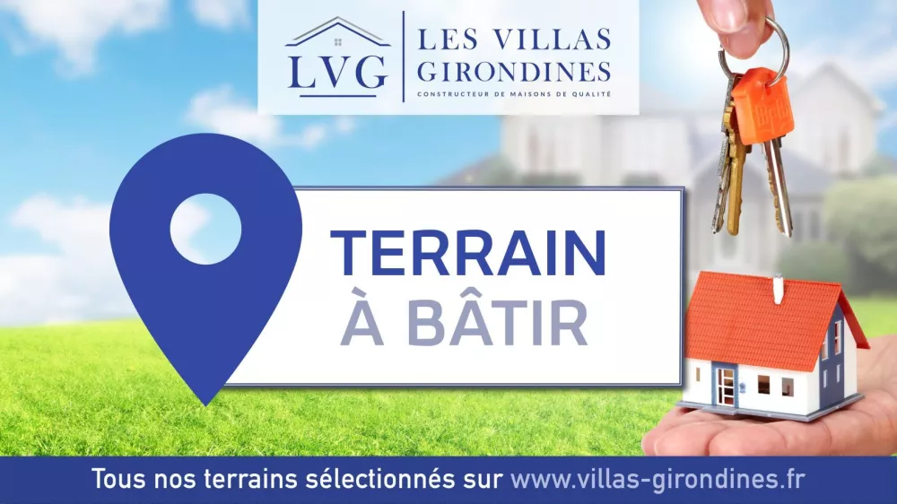 Image du terrain Terrain à bâtir de 495 m² à PAREMPUYRE (33)