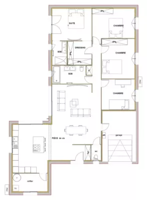 Image du modèle de maison AMARYLLIS PLAN RDC