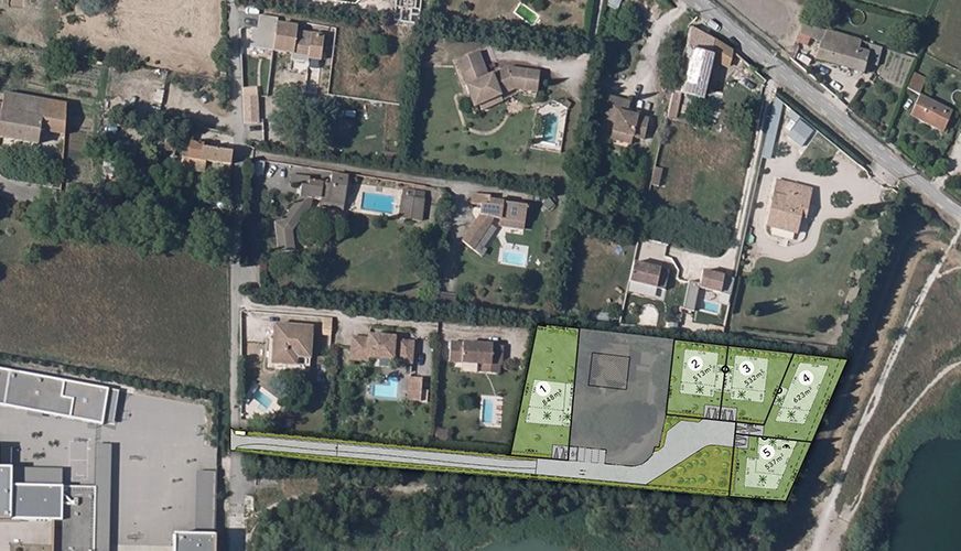 Image du modèle de maison AVIGNON_L-APARTE VUE AERIENNE