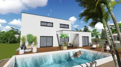 Image du modèle de maison Vue arrière 3