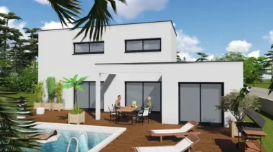 Image du modèle de maison Vue arrière 1